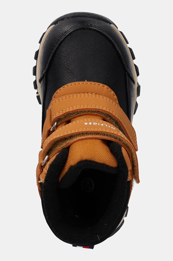 Παιδικές χειμερινές μπότες Tommy Hilfiger καφέ T1X5.34134.24.29