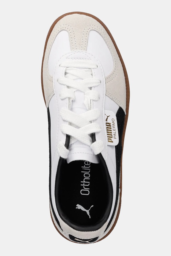 Detské semišové tenisky Puma Palermo Lth Jr biela 397275
