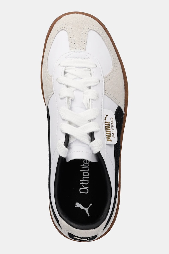 Detské semišové tenisky Puma Palermo Lth Jr biela 397275