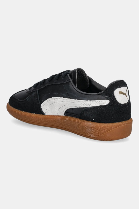 Chłopiec Puma sneakersy zamszowe dziecięce Palermo Lth Jr 397275 czarny