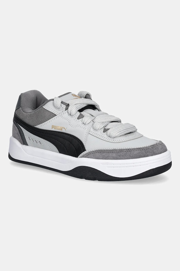 Детские кроссовки Puma Park Lifestyle SK8 Jr имитация натуральной кожи серый 401949