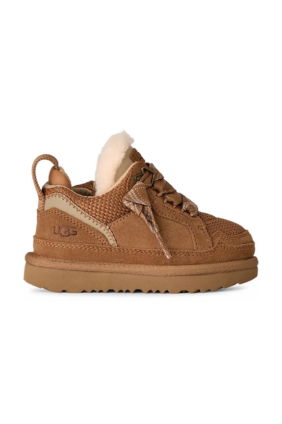 UGG scarpe da ginnastica per bambini LOWMEL pelle scamosciata marrone 1152410T