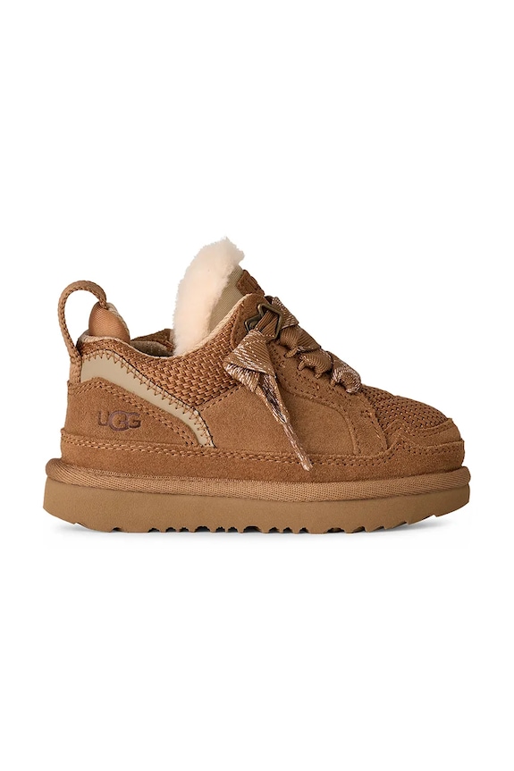 UGG scarpe da ginnastica per bambini LOWMEL pelle scamosciata marrone 1152410T