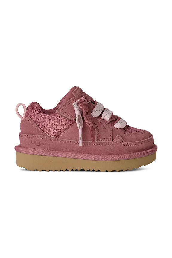 UGG sneakersy dziecięce LO LOWMEL tekstylny różowy 1166490T