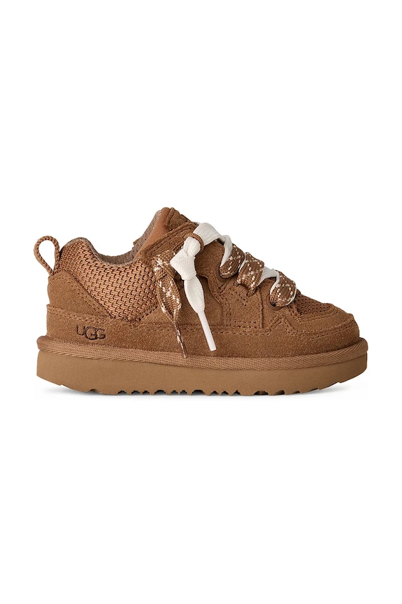 Детские кроссовки UGG LO LOWMEL замш коричневый 1166490T