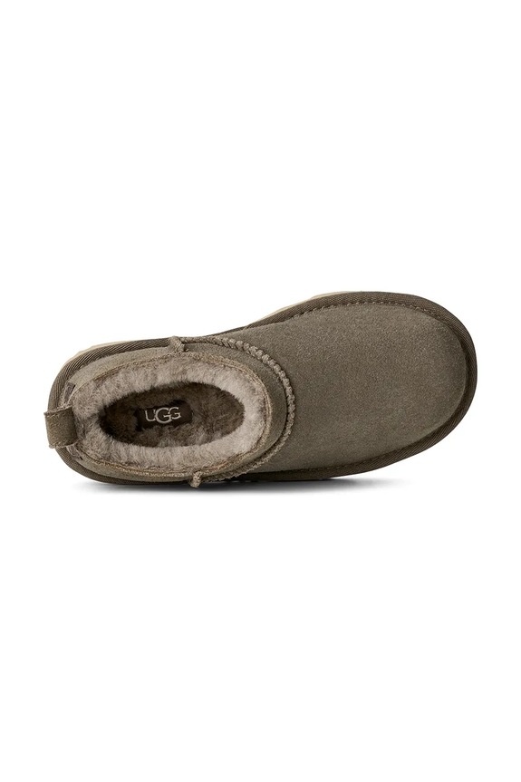 Παιδικές μπότες χιονιού UGG CLASSIC MICRO 1174410K πράσινο
