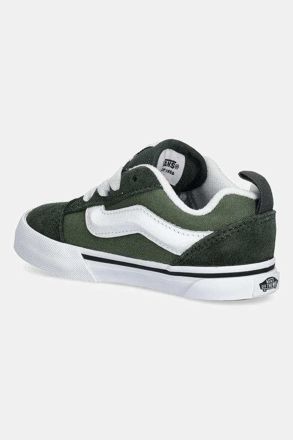 Chłopiec Vans tenisówki dziecięce Knu Skool Elastic Lace VN000D0KEN61 zielony