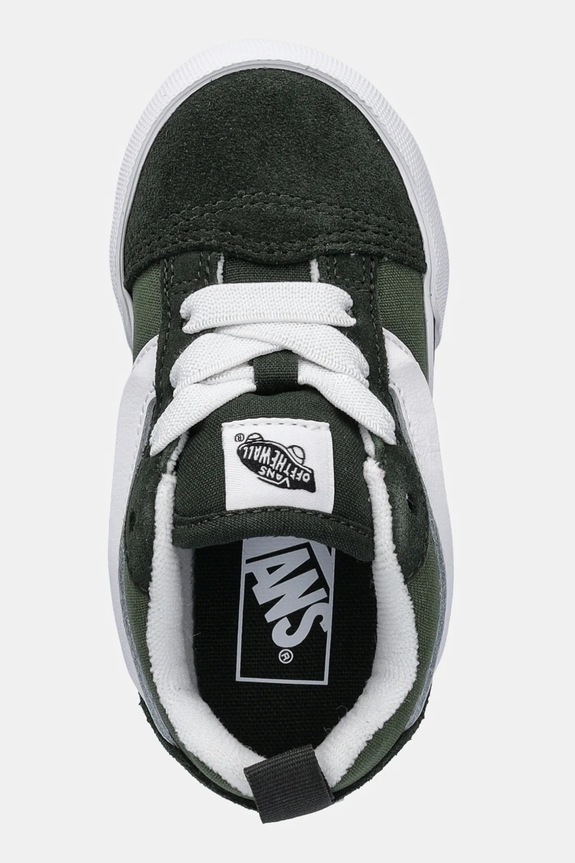 Vans tenisówki dziecięce Knu Skool Elastic Lace zielony VN000D0KEN61