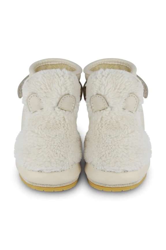 Donsje csecsemő bőrcipő Richy Booties Polar Bear 1033801 bézs AW25