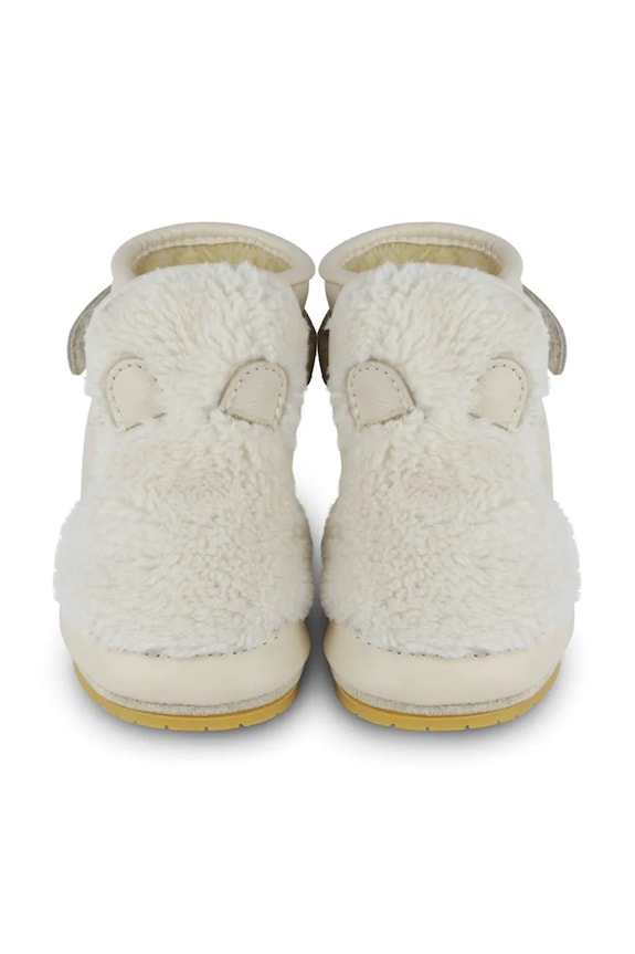 Donsje csecsemő bőrcipő Richy Booties Polar Bear 1033801 bézs AW25