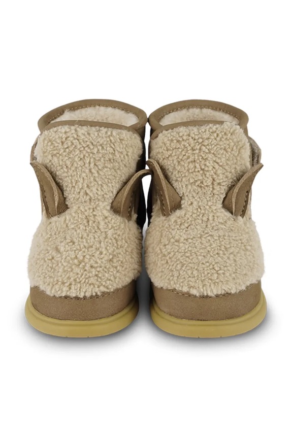 Chlapec Topánky pre bábätká Donsje Roumi Shoes Alpaca 1500901 hnedá