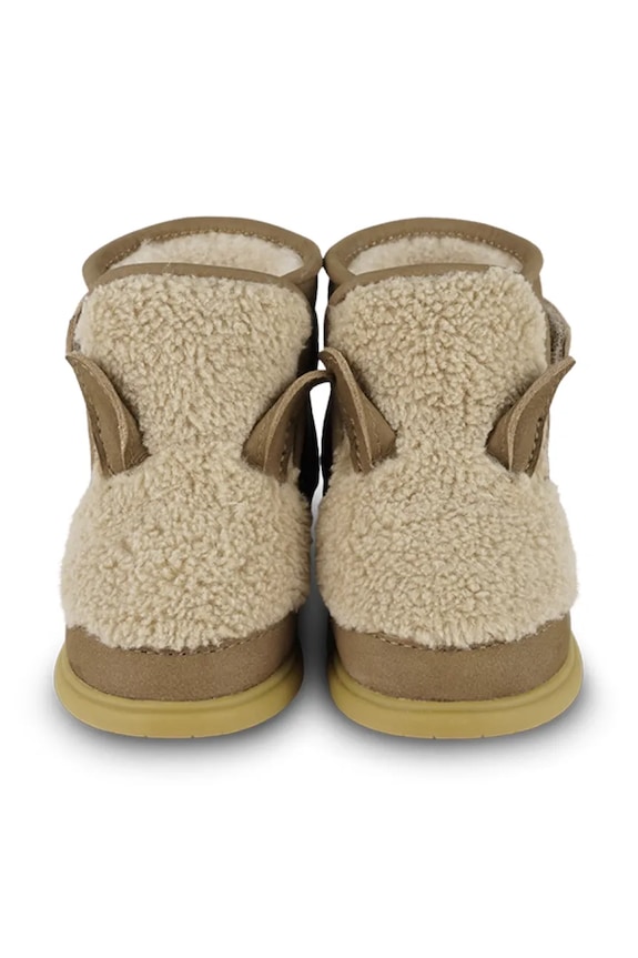 Chlapec Topánky pre bábätká Donsje Roumi Shoes Alpaca 1500901 hnedá