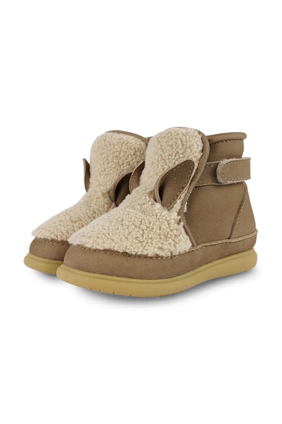 Topánky pre bábätká Donsje Roumi Shoes Alpaca hnedá 1500901