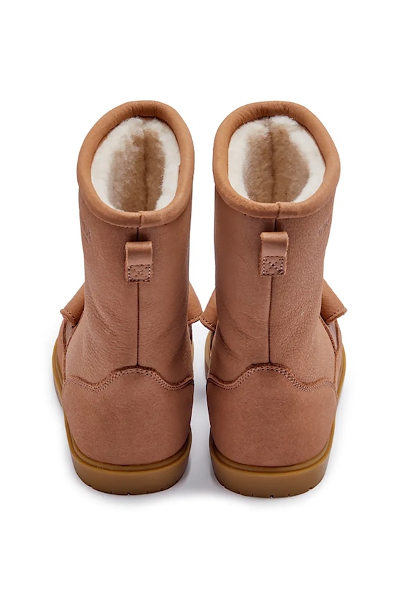 Donsje buty zimowe skórzane dziecięce Wadudu Classic Boots Dog 2022004.29.33 brązowy
