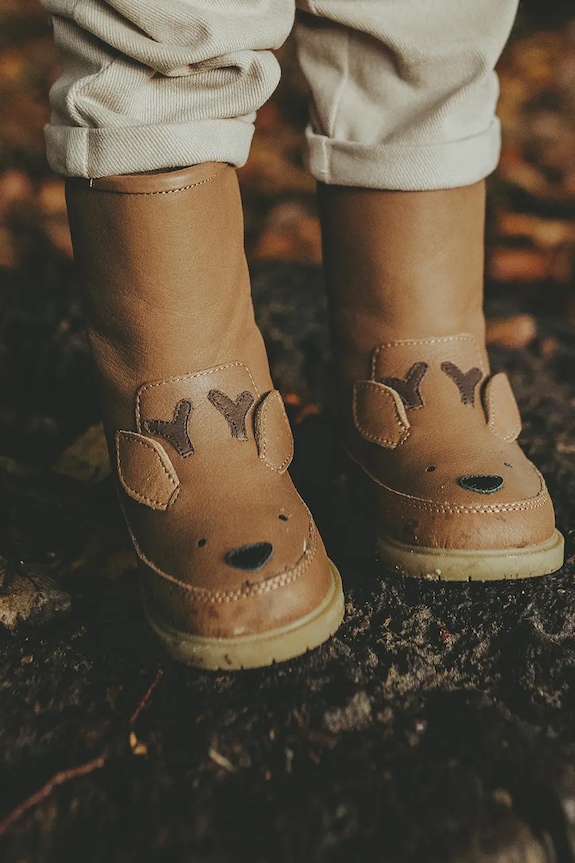 Детские кожаные зимние ботинки Donsje Wadudu Special Boots Stag 2022010.29.33
