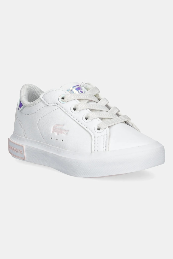 Dětské tenisky Lacoste imitace kůže bílá 47SUI0013
