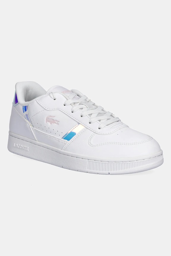 Lacoste sneakersy dziecięce imitacja skóry licowej biały 48SUJ0005
