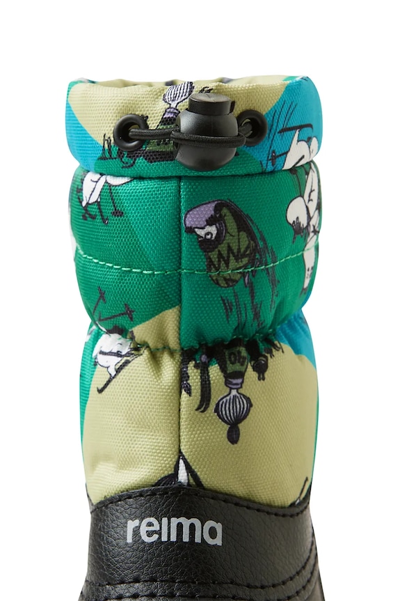 Zimné topánky Reima Moomin Nefar zelená 5400024M.9BYA
