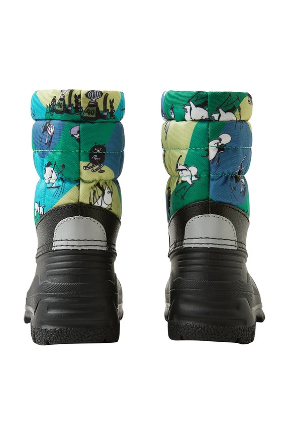 Zimné topánky Reima Moomin Nefar 5400024M.9BYA zelená