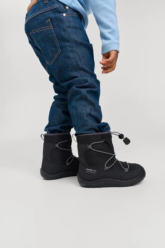 Дитячі зимові черевики Reima Ensilumi Kids злегка утеплена чорний 5400163A.9BYA
