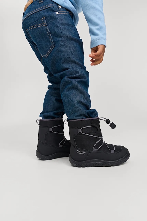 Дитячі зимові черевики Reima Ensilumi Kids злегка утеплена чорний 5400163A.9BYA