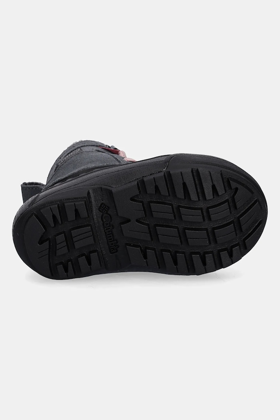Columbia śniegowce zamszowe dziecięce CHILDREN S POWDERBUG ALPINE 2128882 szary