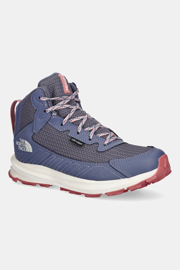 The North Face buty dziecięce Y FASTPACK HIKER MID WP syntetyczny niebieski NF0A7W5VF5B1