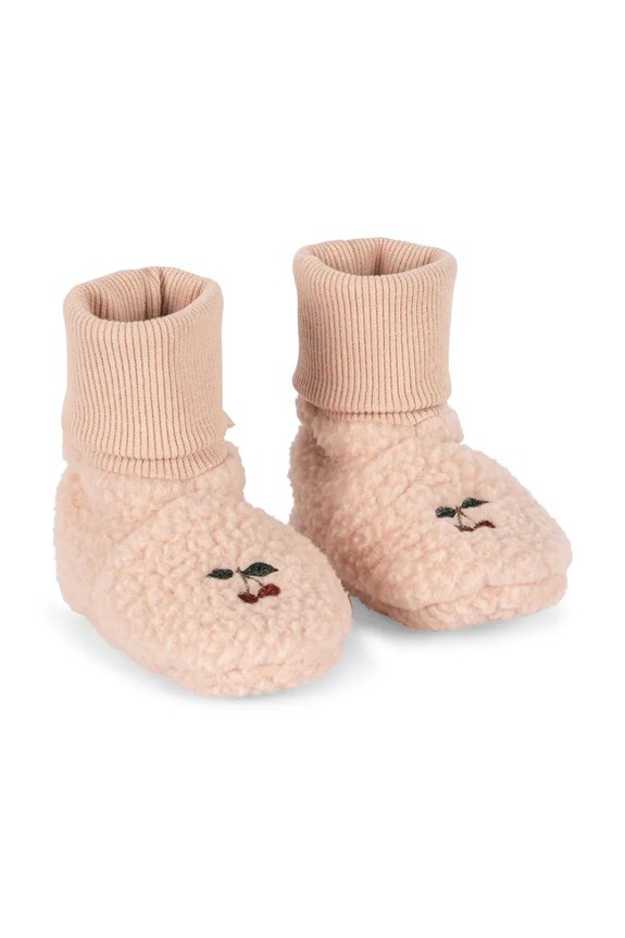 Βρεφικά παπούτσια Konges Sløjd SAFA BOOTS GRS μόνωση ροζ KS103555.9BYA
