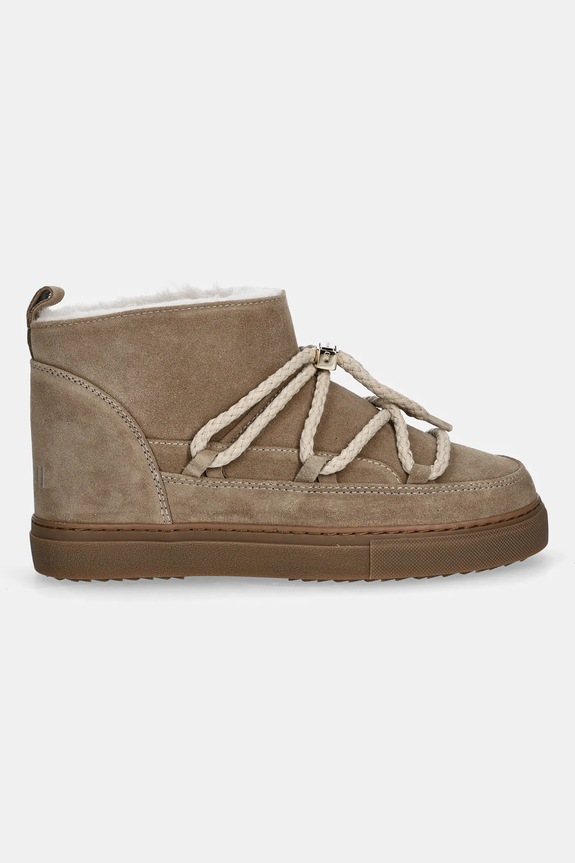Детские замшевые сапоги Inuikii CLASSIC LOW 3001.001.0021 бежевый AW25