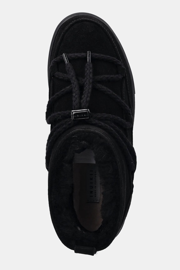 Dječje cipele za snijeg od brušene kože Inuikii CLASSIC LOW crna 3001.001.0021