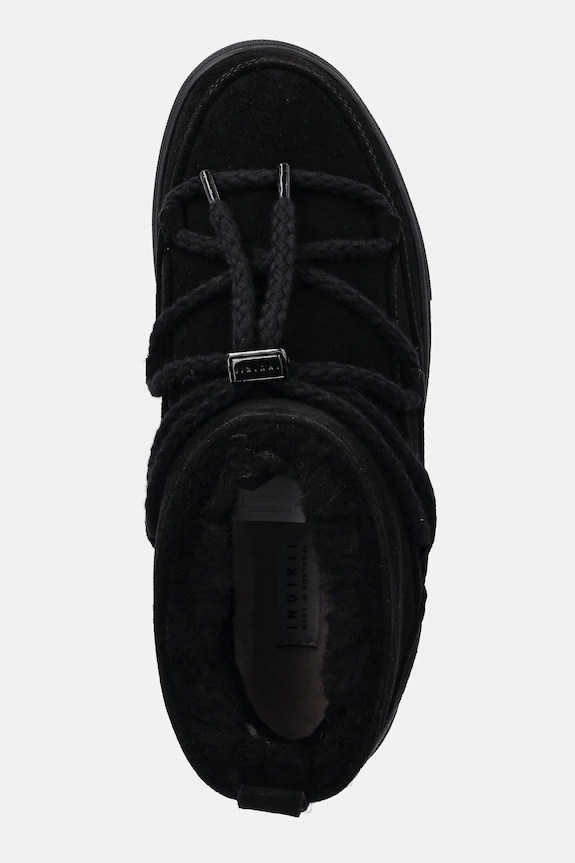 Dječje cipele za snijeg od brušene kože Inuikii CLASSIC LOW crna 3001.001.0021