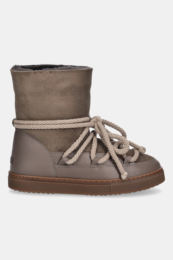 Inuikii stivali da neve in pelle bambini CLASSIC HIGH 3001.002.0032 marrone AW25