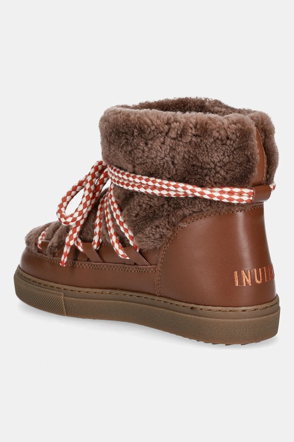 Παπούτσια Παιδικές μπότες χιονιού Inuikii CURLY 3001.003.0032 καφέ