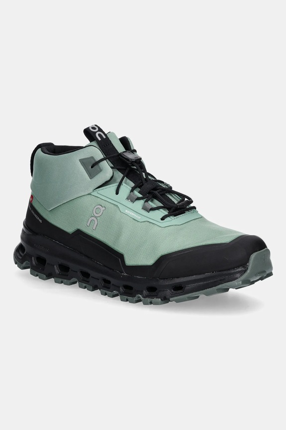 On buty outdoorowe dziecięce Cloudhero Mid Waterproof syntetyczny zielony 3YD30024331