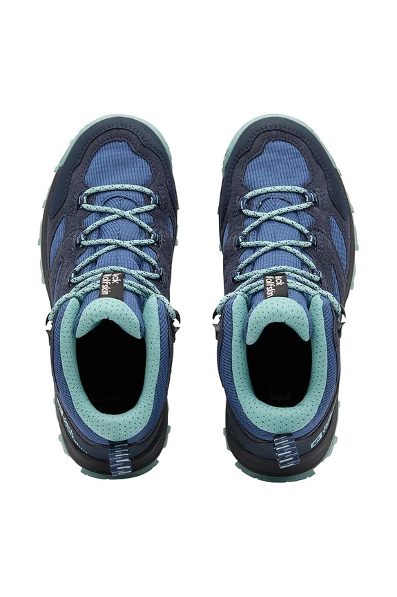 Jack Wolfskin scarpe per bambini VOJO TOUR TEXAPORE MID blu navy A64104.26.33