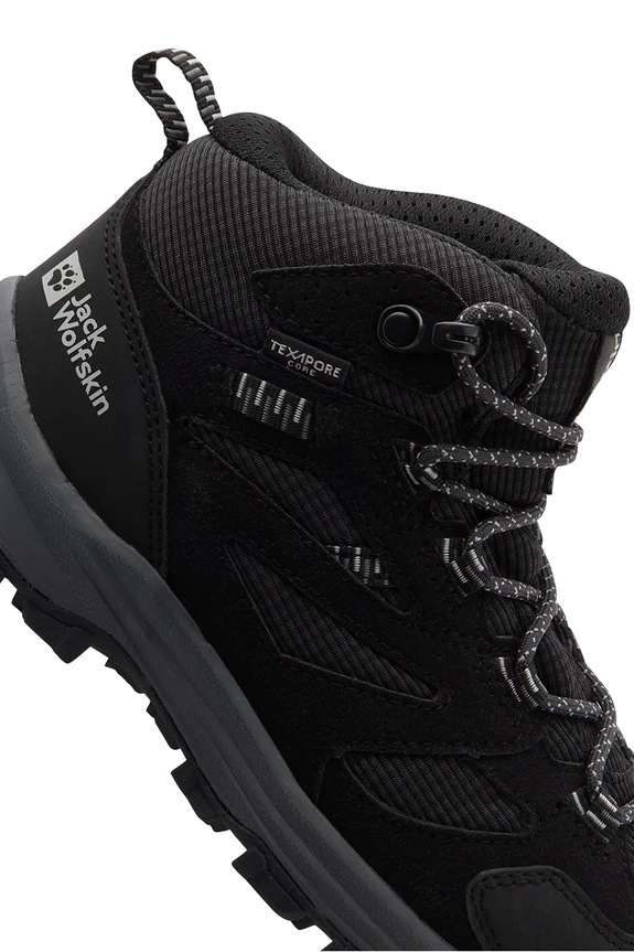 Dječje cipele Jack Wolfskin VOJO TOUR TEXAPORE MID A64104.26.33 crna