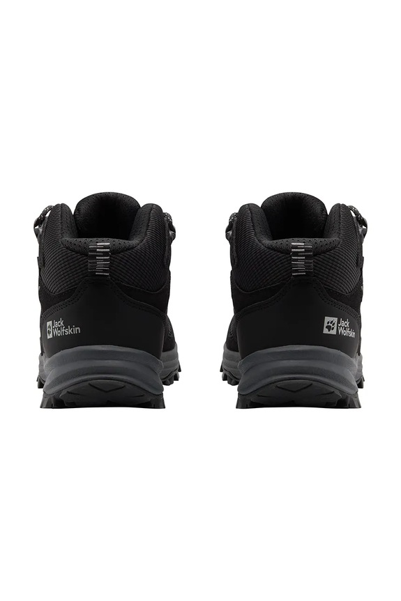 Κοριτσίστικα Παιδικά παπούτσια Jack Wolfskin VOJO TOUR TEXAPORE MID K A64104.34.40 μαύρο