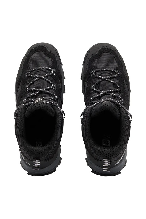 Παιδικά παπούτσια Jack Wolfskin VOJO TOUR TEXAPORE MID K μαύρο A64104.34.40