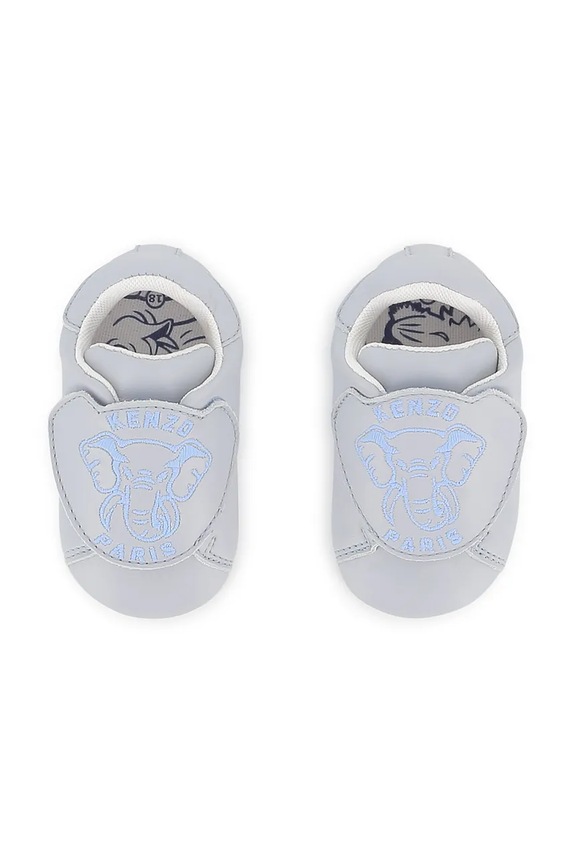 Kenzo Kids buty zimowe skórzane niemowlęce niebieski K61226