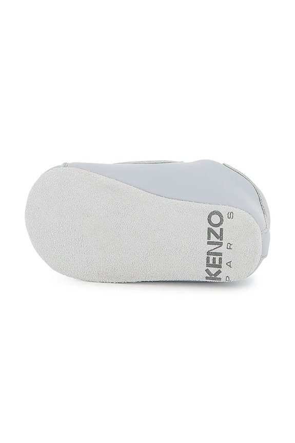 Kenzo Kids buty zimowe skórzane niemowlęce K61226 niebieski