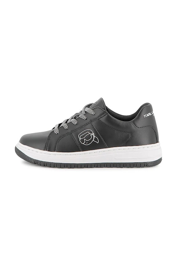 Βρεφικά Δερμάτινα sneakers Karl Lagerfeld Z30988.30.35 μαύρο AW25