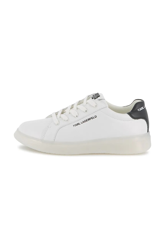 Παιδικά δερμάτινα sneakers Karl Lagerfeld Z30990.30.35 λευκό AW25