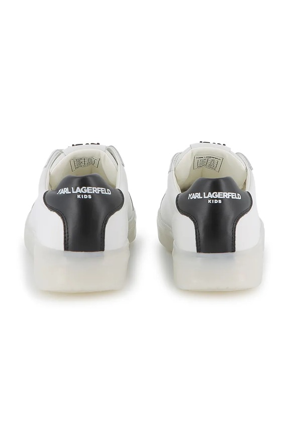Κοριτσίστικα Παιδικά δερμάτινα sneakers Karl Lagerfeld Z30990.30.35 λευκό