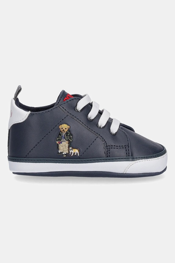 Polo Ralph Lauren baba cipő QUILTON BEAR GORE HI LAYETTE RL03477410 sötétkék AW25