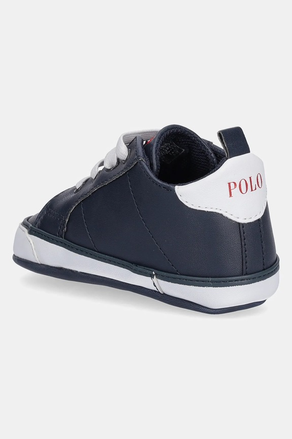 Fiú Polo Ralph Lauren baba cipő QUILTON BEAR GORE HI LAYETTE RL03477410 sötétkék
