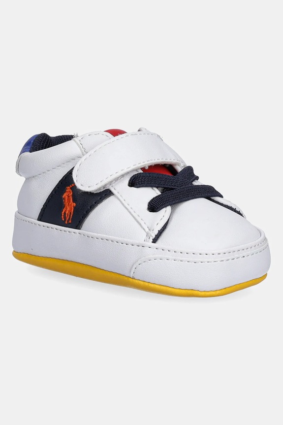 Polo Ralph Lauren baba cipő RYLEY PS LAYETTE szintetikus bőr fehér RL03391101