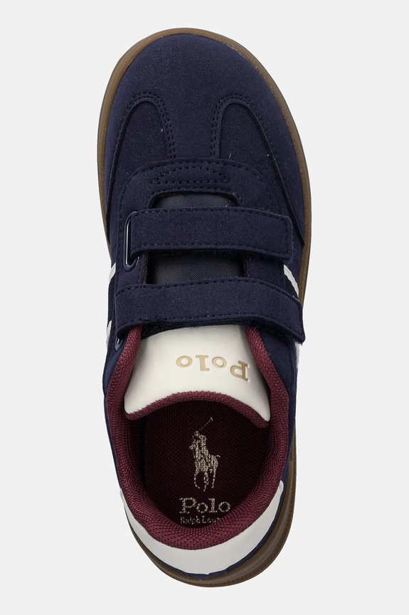 Detské tenisky Polo Ralph Lauren HERITAGE COURT III T-TOE EZ tmavomodrá RL03357411