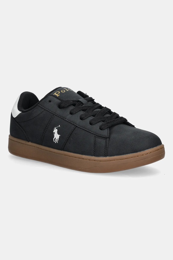 Polo Ralph Lauren sneakersy dziecięce KNOLLAN niska czarny RL03381001