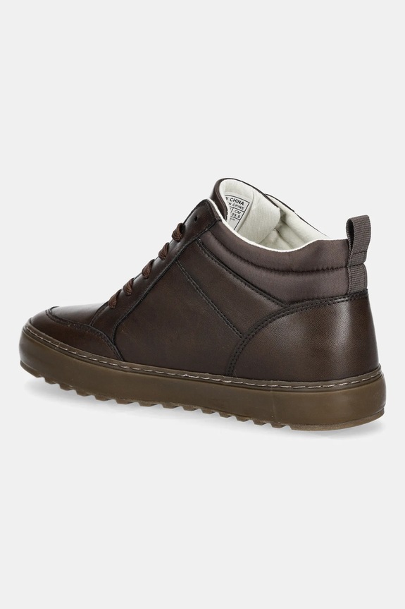 Chłopiec Polo Ralph Lauren sneakersy dziecięce ROWLAND RL03373201 brązowy