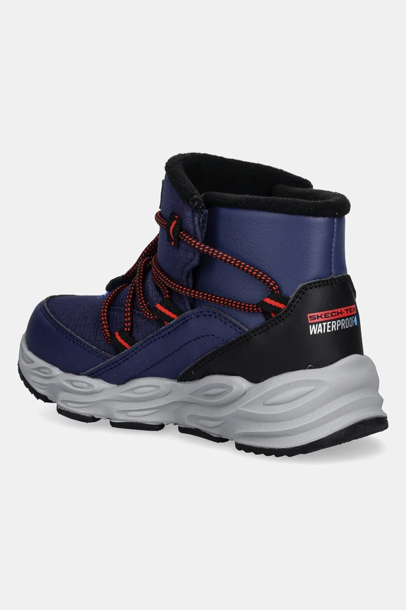 Chlapec Detské zimné topánky Skechers TURBO TREAD - STORM GLIDER 406385L tmavomodrá